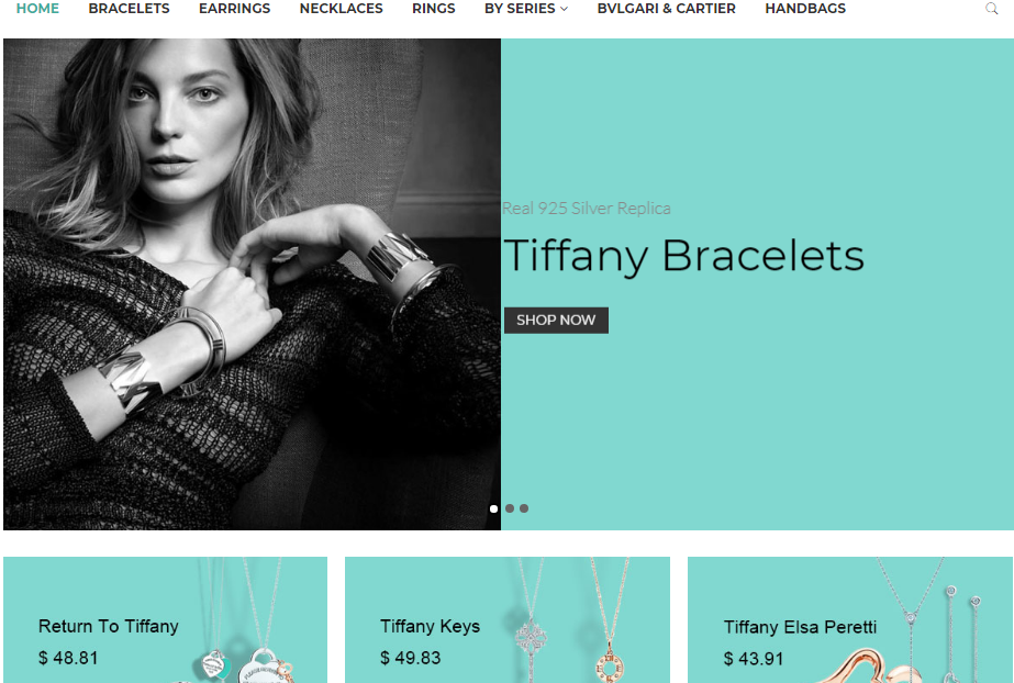 replica tiffany jewelry website usa